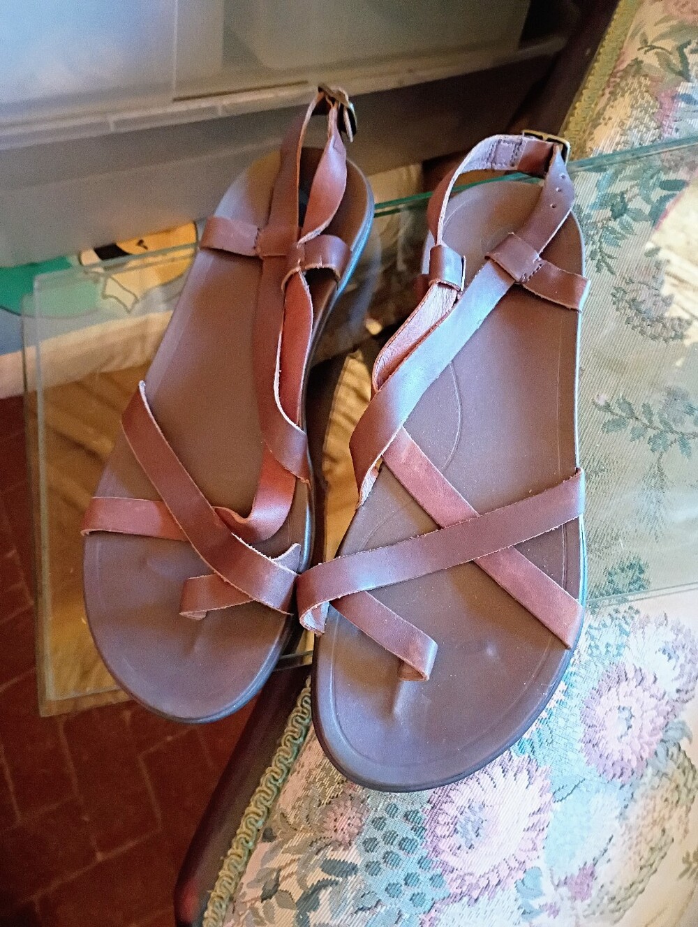 Olukai Upena Strappy Leather Sandal 10 - Picture 4 of 8